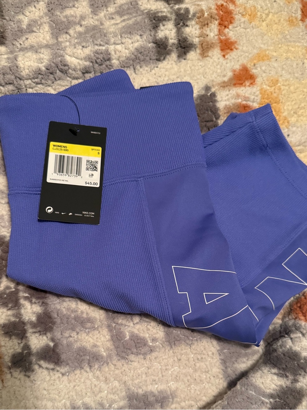 Nike Air Ribbed Biker Short - Picture 2 of 2